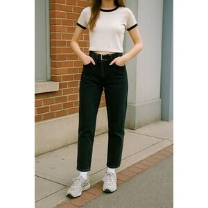 Levi's Women's 512 Black Slim Taper Jeans‎ Size 9 USA Vintage 90s Y2K Mom Fit